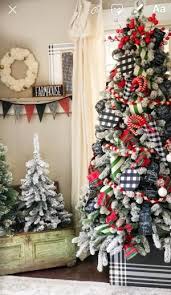 Black And White Buffalo Plaid Christmas Decor Farmhouse Buffalo Check Christmas By Mona Christmas Tree Themes Christmas Decorations Rustic Tree Christmas Home