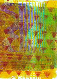 Gelli Print On Deli Paper Love This Stuff Gelli Printing Gelli Plate Printing Art Inspiration