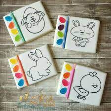 Cut into shapes with any cookie cutter. 17 Pyo Paint Your Own Cookie Ideas Cookie Decorating Paint Cookies Sugar Cookies Decorated