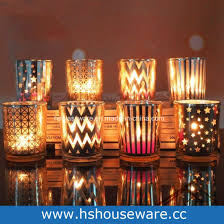Antique candle holder from curch handmade in solid pewter 18th century. Grid Vertical Stripes Wave Five Pointed Star Design Mercury Glass Candle Holder China Glass Candle Jar And Candle Holders Price Made In China Com