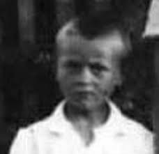 Another old photo of my mother and uncle at their brother's grave (Joseph  Fodor) in 1927. St. Michael's cemetery. Have not located this grave.