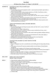 Family Resume Samples Velvet Jobs
