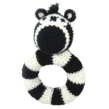 Enjoy the full soundcloud experience in the app. Crochet Ring Rattle Black Zebra Naturezoo Of Denmark En