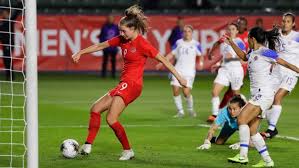 The team reached international prominence at the 2003 fifa women's world cup, losing in the bronze medal match to the united states. Canada S National Women S Soccer Team Qualifies For Tokyo Olympics Tsn Ca