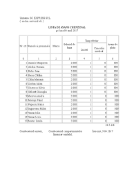 Model lista de inventariere bibioteca. Lista De Avans Chenzinal