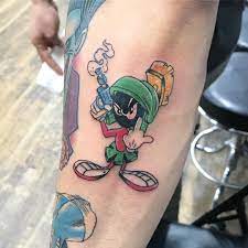 Maybe you would like to learn more about one of these? Thank You Drew 243 For Letting Me Design Your Marvin The Martian Tattoo Your The Man Dm For Custom Work And Appointments Marvin The Martian Tattoos Tattoo Sketch Art