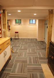 Beadboard Ceiling In A Basement With Recessed Pot Lights Post Includes How To Details With Images Basement Carpet Basement Ceiling Ideas Cheap Basement Renovations