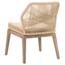 Sand Rope Loom Dining Chair Woven Dining Chairs Side Chairs Dining White Dining Chairs