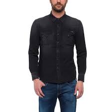 Un indigo riche avec une teinture noire profonde est le dernier rendu de notre chemise à boutons de manches de kimono. Chemise Jeans Noir Achat Vente Pas Cher