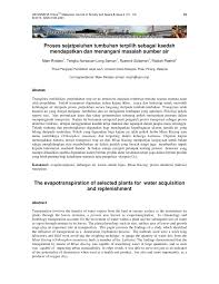 Keputihan sebenarnya adalah hal yang. Pdf Proses Sejatpeluhan Tumbuhan Terpilih Sebagai Kaedah Mendapatkan Dan Menangani Masalah Sumber Air