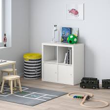 kallax shelf unit with doors, high