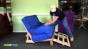 This lounger has fold up sides which double as armrests when folded up. How To Operate A Tri Fold Futon Lounger Youtube