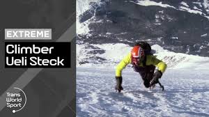 He won two piolet d'or awards, in 2009 and 2014. Ueli Steck Mountaineering Legend Trans World Sport Youtube