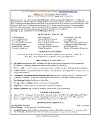 To make sure that the finance department of a company is aligned with its functions and responsibilities, a financial manager shall be hired to oversee all the processes done in this specific department. Senior Risk Manager Resume Sample Risk Management Fraud