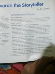 Iswaran the storyteller's lesson revolves around the storytelling skills of iswaran and how he impresses mahendra. Give The Summary Of This Two Paragraphs Class 9th Lesson 3 Iswaran The Storyteller Supplementary Brainly In