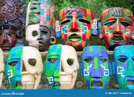 Masked maya indian