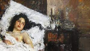 Ее эпоха продлилась более 10 лет. Hudozhnik Antonio Mancini 1852 1930 Tajny Rimskoj Nochi