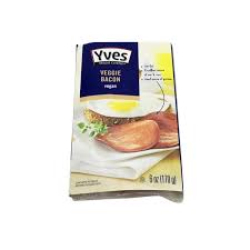 Add half of bacon slices to skillet; Yves Veggie Cuisine Veggie Canadian Bacon From Wheatsville Co Op In Austin Tx Burpy Com