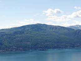 The source of the agogna river is located in the mountain. Monte Mottarone Italy Peakery
