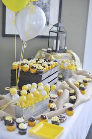 Black And White Bridal Shower Ideas Lori S Yellow And Burlap Bridal Shower Trueblu Bridesmaid Resource For Bridal Shower And Bachelorette Party Ideas Mytrueblu Com Burlap Bridal Showers Bridal Shower Baby Shower Yellow