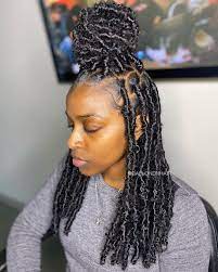 20 Faux Locs Styles For 2021 The Glossychic Faux Locs Hairstyles Faux Locs Styles Cool Braid Hairstyles