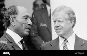 Sadat and carter camp david hi-res stock photography and images
