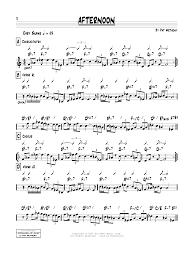 pat metheny afternoon sheet music notes chords download printable real book melody chords sku 374548