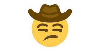 Emoji Mashup Bot On Twitter Base From Cowboy Eyes From Unamused Mouth From Awkward