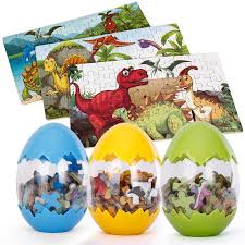 Maybe you would like to learn more about one of these? 3 Pack 60 Pieces Puzzle With Dinosaur Easter Eggs Great For Surprise Gift Dinosaur Jigsaw Puzzles For Kids Ages 4 8 Party Favors Toys For Children Boys 6 7 8 Year Olds Toddler Girls 3 4 5