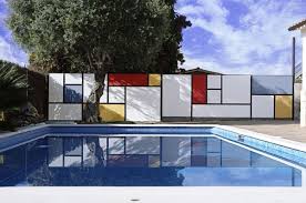 Mondrian Fence On Behance Mondrian Architecture Piet Mondrian