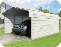 Items 1 to 20 of 435 total. Versatube 2 Sided 12x20x7 Classic Steel Carport Kit