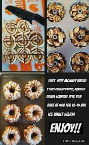 Easy Mini Monkey Bread Pampered Chef Recipes Pampered Chef Brownie Pan Recipes Chef Recipes
