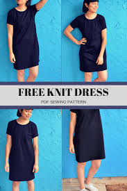 20 free 1950s style dress patterns. Knit Dress Pattern Pdf Sewing Pattern On The Cutting Floor Printable Pdf Sewing Patterns And Tutorials For Women