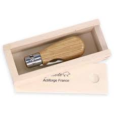 Couteau a huitre ancien pradel bois et inox mais aussi poignards, �pees, katanas, accessoires de d�fense, survie/outdoor, etc. Couteau A Huitre Avec Virole Tournante En Olivier Fait En France