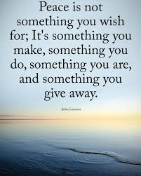 If You Wish To Experience Peace Provide Peace For Another Power Of Positivity On Instagram Type Yes If You Agree Peace Is Not Something You Wish For It S Somet Power Of Positivity Good Life Quotes Grateful Quotes