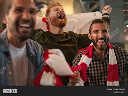 Get the latest euro 2012 news, updates and opinion right here at england football fans and. Three Friends Cheering Image Photo Free Trial Bigstock