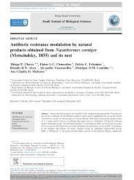 Va lua o mare plas?, acel articol a fost un pamflet, am ?i specificat la finalul articolului. Pdf Antibiotic Resistance Modulation By Natural Products Obtained From Nasutitermes Corniger Motschulsky 1855 And Its Nest