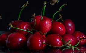 Best black and white wallpaper, desktop background for any computer, laptop, tablet and phone. Cherries Pile Of Red Cherries Aero Black Spring Color Fruit Sweet Hd Wallpaper Wallpaperbetter