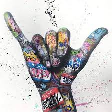 Artist Onemizer Rock N Roll Streetartsavemylife One Mizer Onemizer Rockon Rocknroll Hands Pop Art Tattoos Street Art Banksy Street Art Graffiti
