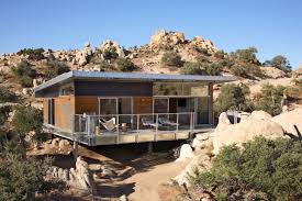 Double wides, or two section homes, are floor plans with two sections joined together to create a larger home. 1000 Sq Ft 2 Bedroom Off The Grid Modular Prefab Desert Home California Prefab Modular Homes And Buildings