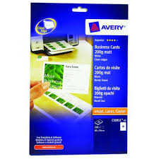 Printed overnight shipped next day * sale valid on purchases made between now through june 30, 2022. Avery Multipurpose Business Cards Matte White Pack Of 250 Av10414