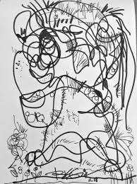 Black And White Line Art Abstract Details About Art Original Ink Line Art Drawing Abstract Black White Artwork Artist Regiaart Original Ink Line Art Drawings Ink Drawing
