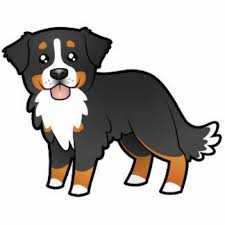Bernese Mountain Dog Cartoon Gifts Cartoon Dog Bernese Mountain Dog Dog Sketch