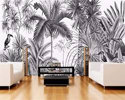 La carta da parati scandinava è tra le carte più conosciute e diffuse, e s'ispira al mood nordico. Carta Da Parati Personalizzata Carta Da Parati Vintage In Bianco E Nero A Mano In Bianco E Nero Carta Da Parati Jungle Mural Tv Sfondo Muro 400x280cm Amazon It Fai Da Te