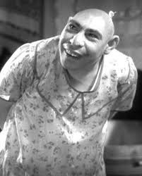 Inktober 52 drawing of Schlitzie from Freaks