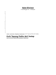 Kuih tepung pelita merupakan sejenis kuih tradisional lembut. Tepung Pelita