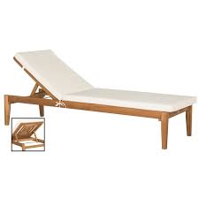 Zeman Reclining Chaise Lounge With Cushion In 2020 Outdoor Chaise Outdoor Chaise Lounge Chair Outdoor Chaise Lounge
