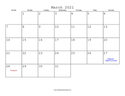 Below is the hebrew calender starting with the 1st month of each year, ending with the last month of each year. March 2021 Calendar With Jewish Holidays