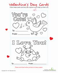 Spread the love with our amazing collection of valentine's day looks, which range from romantic to quirky to just plain funny. Printable Valentine Cards Worksheet Education Com