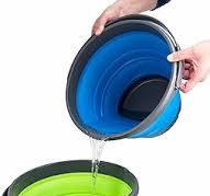 SAMMART 10L 2.6 Gallon Collapsible Plastic Bucket - Jamaica